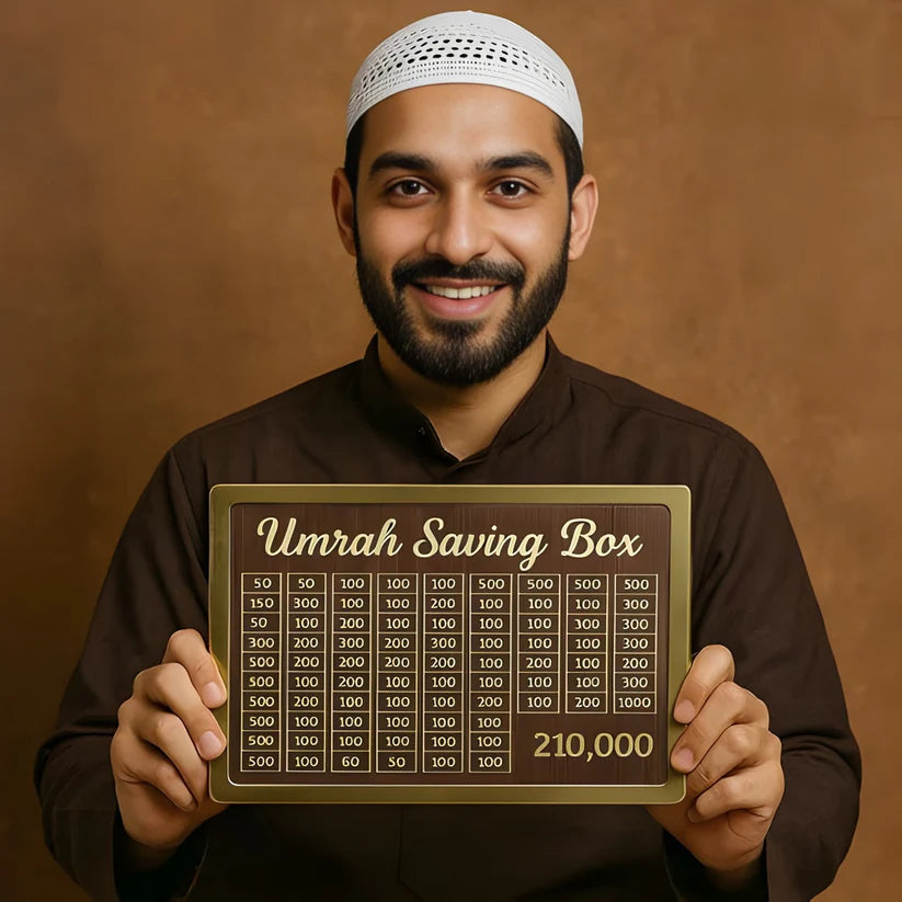 Umrah Savings Box 210,000 - Get Ready to go to Umrah